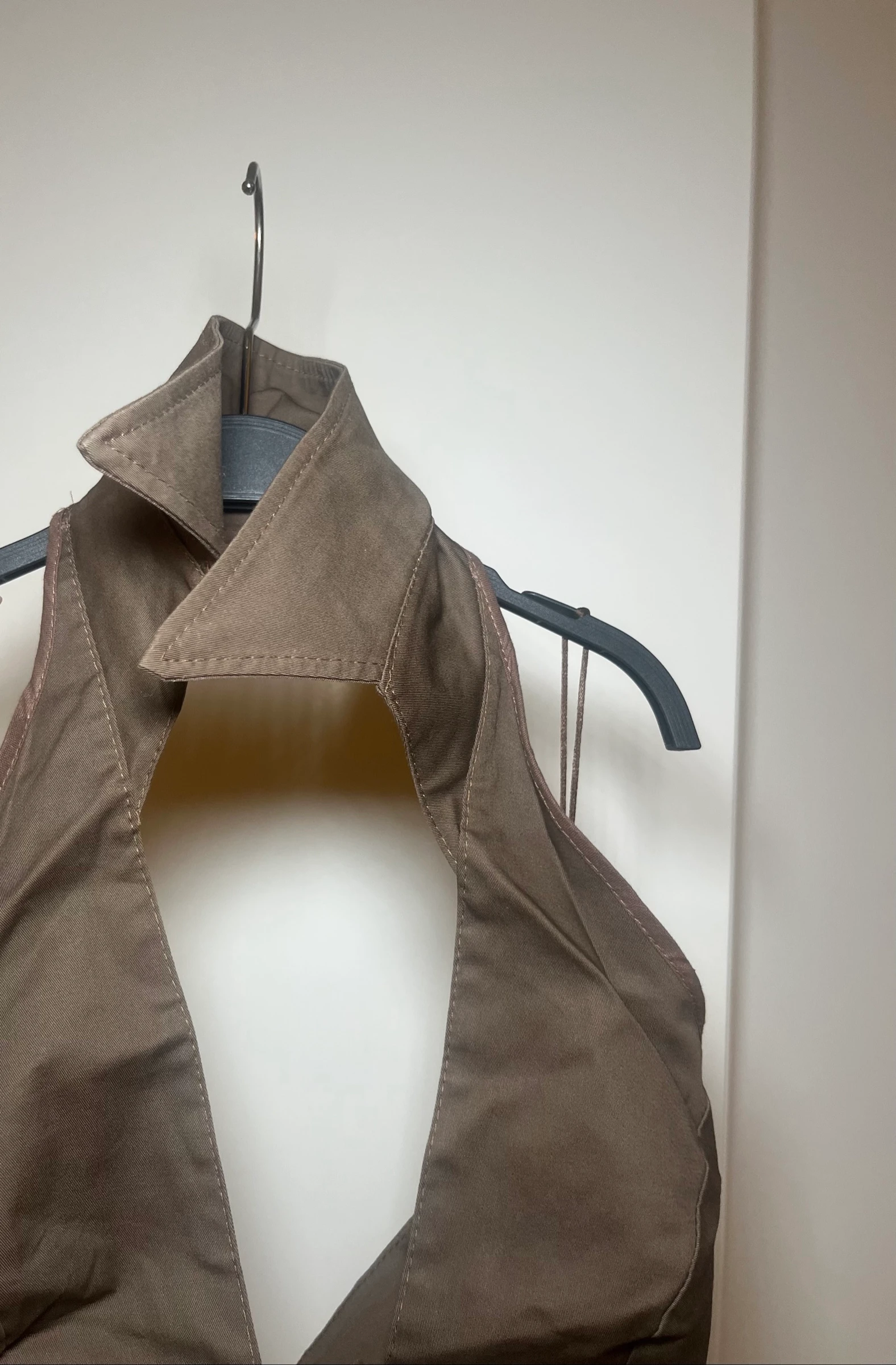 Brown Cargo / Y2K Style Backless Dress – photo 11